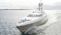 77 m Hanseatic Yacht Smeralda with interior design by Vain Interiors